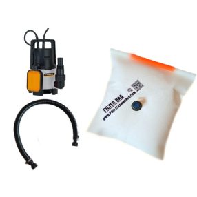   Set saci de filtrare în cazul în care piscina ta nu are o pompă de recirculare a apei.