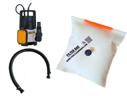 Set saci de filtrare în cazul în care piscina ta nu are o pompă de recirculare a apei.